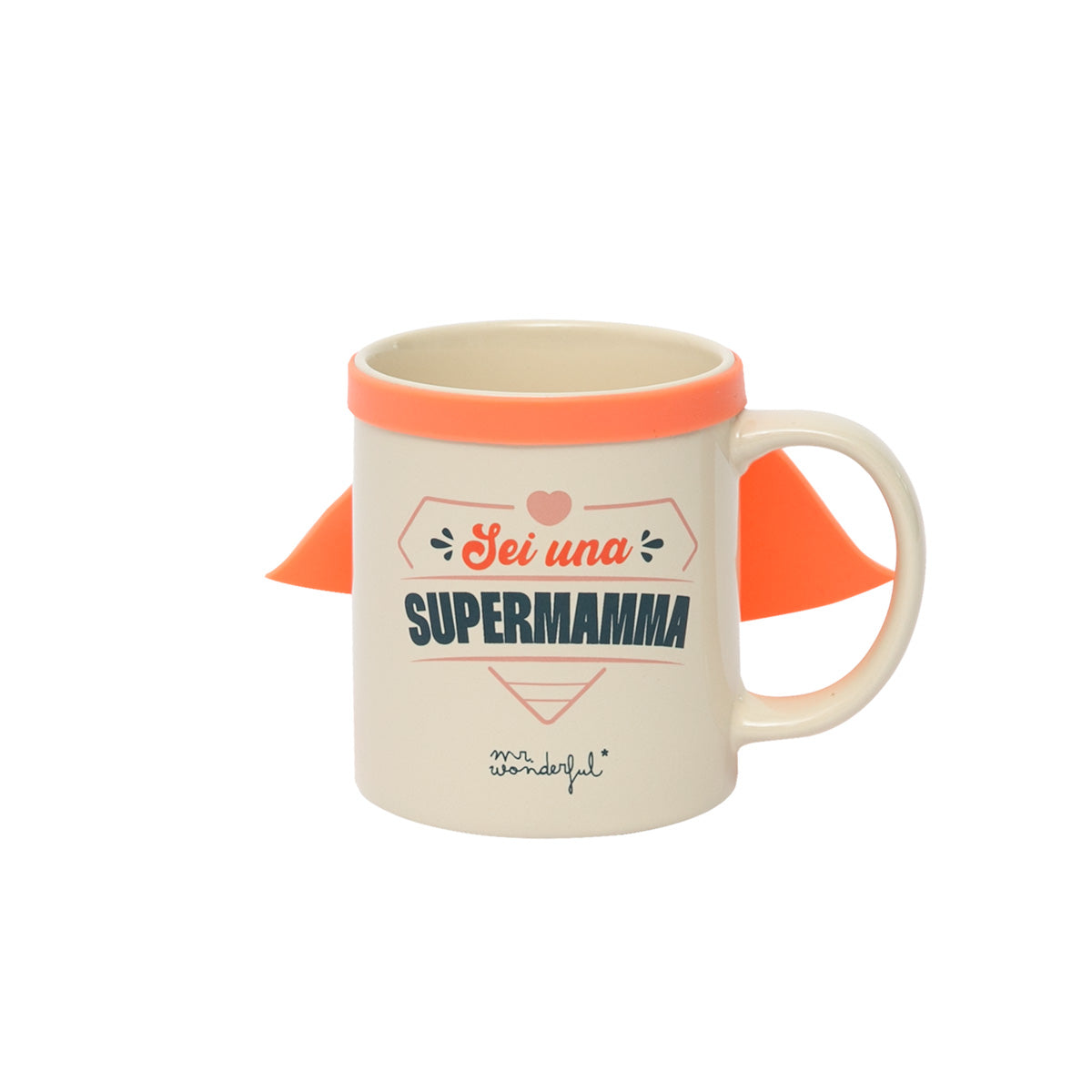 Tazza con mantello - Sei une supermamma 