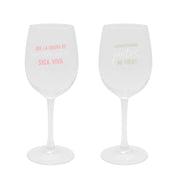 Copas de vino para brindar (y lo que surja)