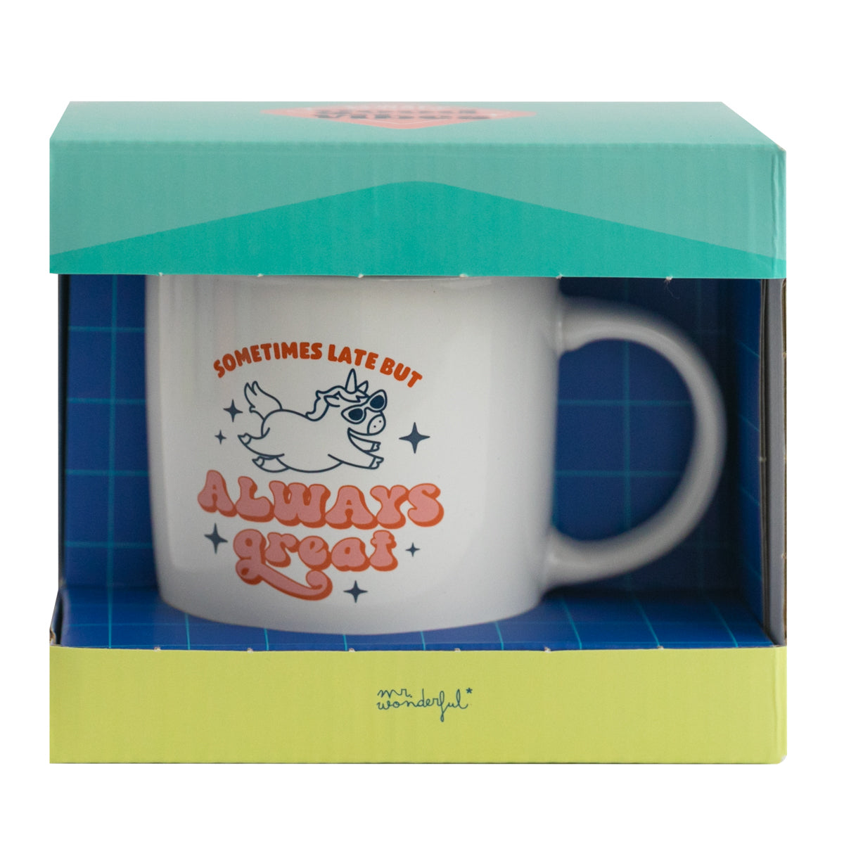 Tasse - Parfois en retard, mais toujours génial 