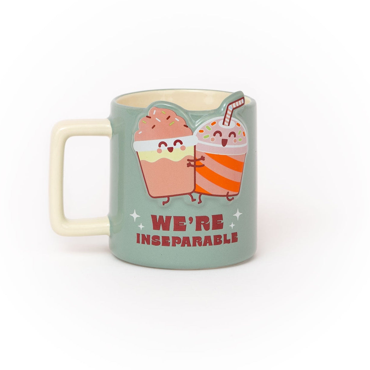 Taza Mr. Wonderful batidos con mensaje de amistad We're inseparable