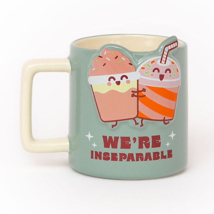 Taza Mr. Wonderful batidos con mensaje de amistad We're inseparable