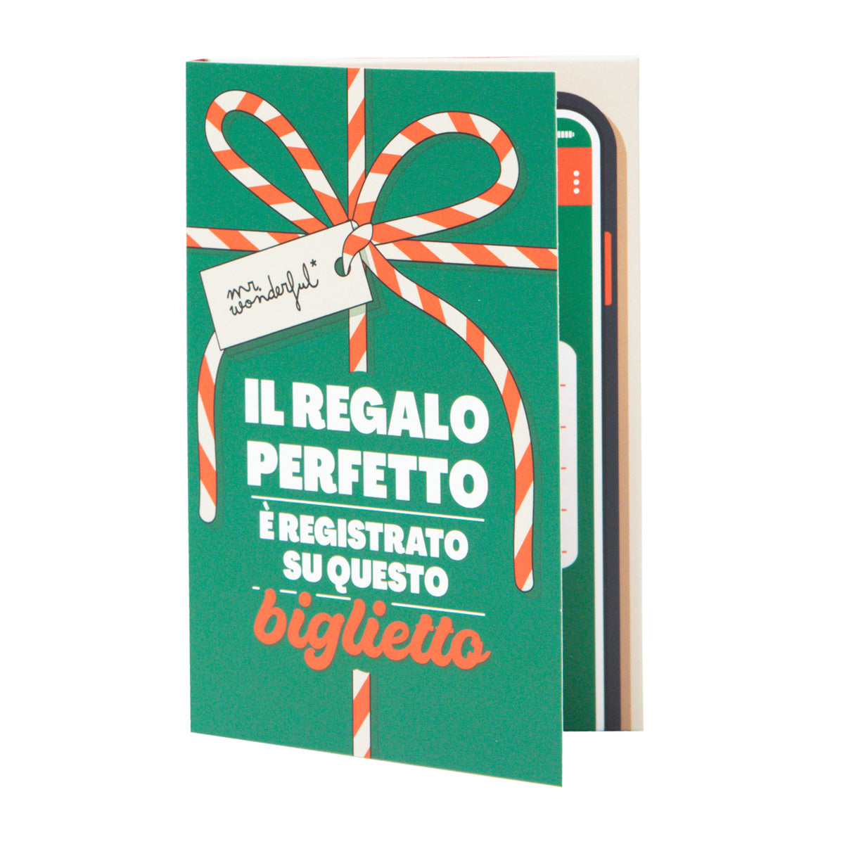 Biglietto con registratore di messaggi audio - Il regalo perfetto è registrato su questo biglietto