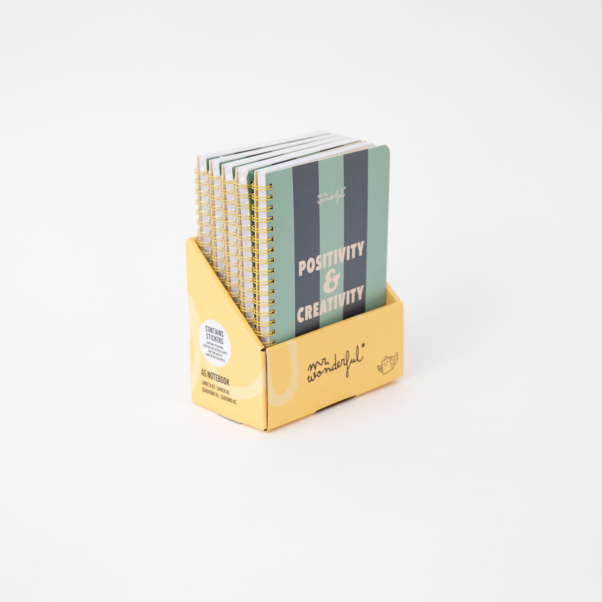 Caderno A5 - Positividade e criatividade