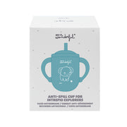 Spill-proof baby cup - Blue elephant