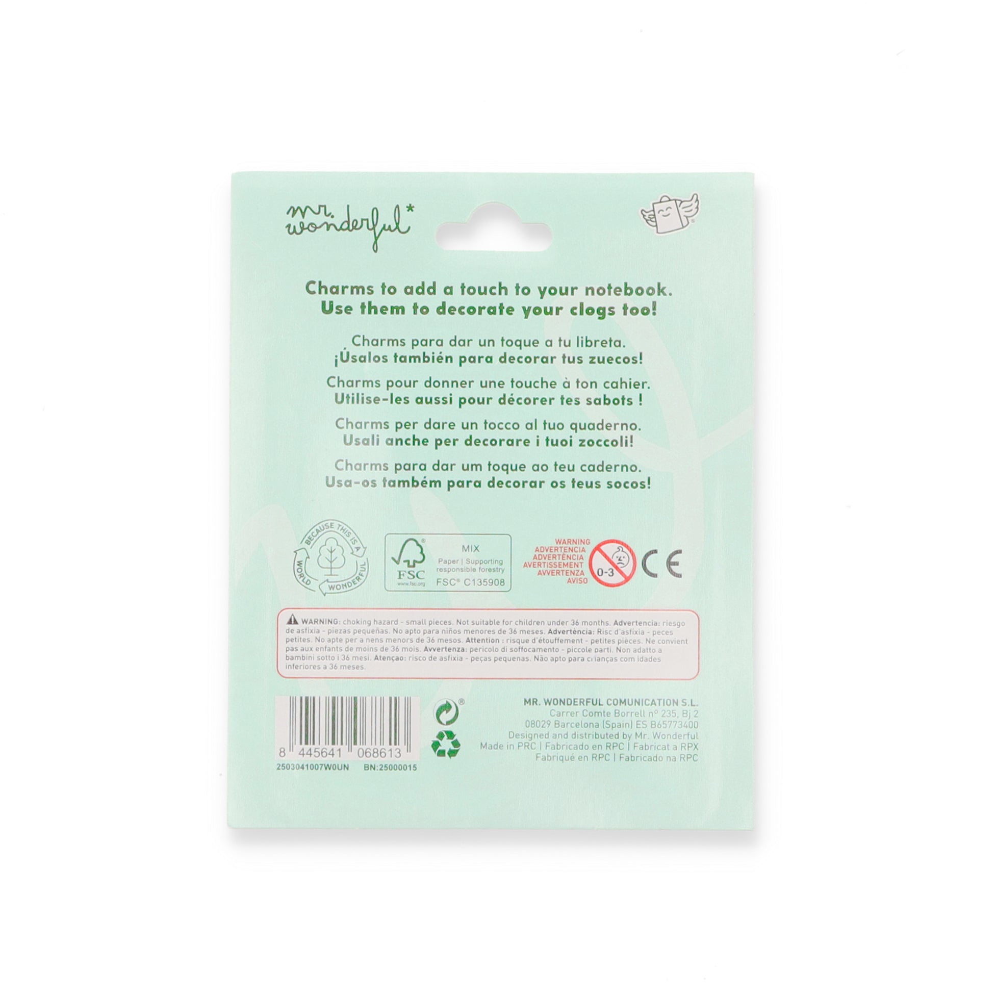 Charms para libretas - Charms para zuecos - Crocs