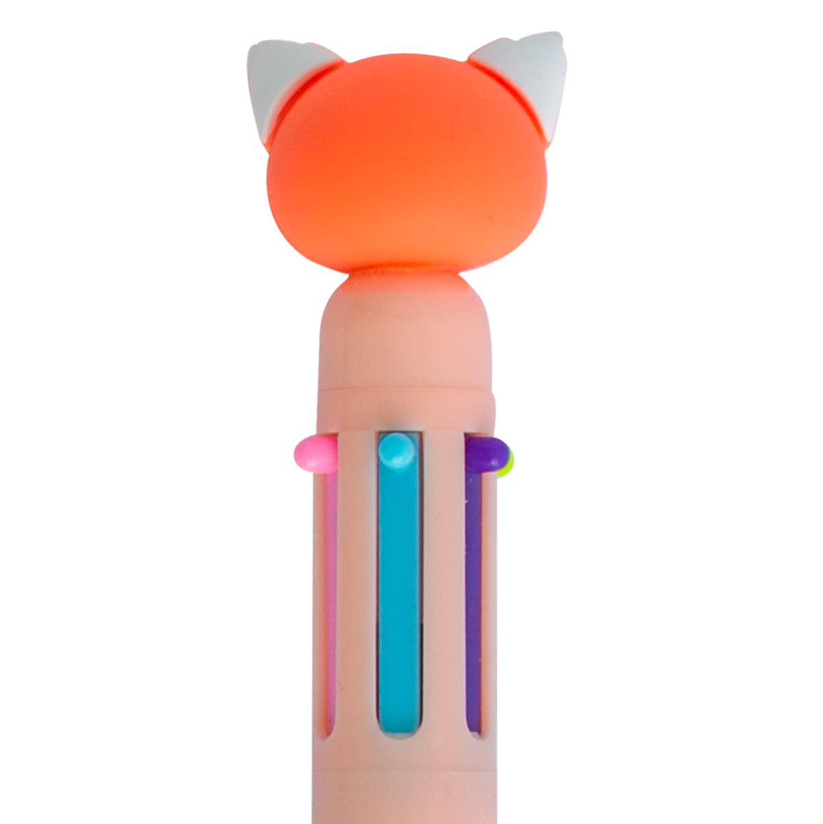 Multi-coloured pen to note down epic plans - Panda pink