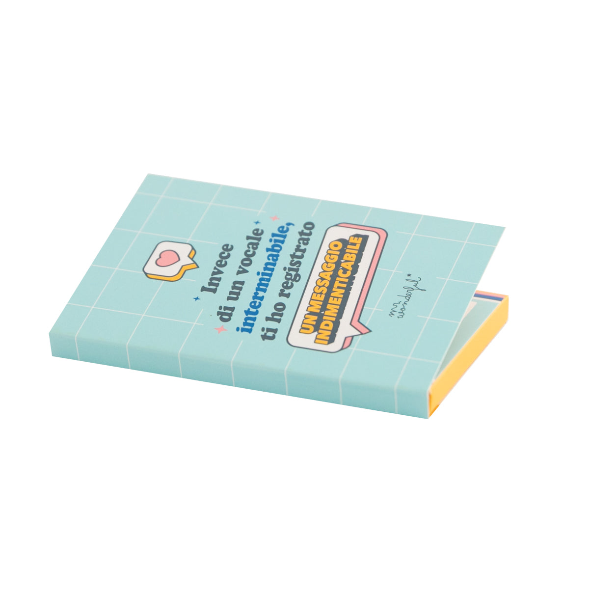 Biglietto con registratore di messaggi audio - Ti ho registrato un messaggio indimenticabile