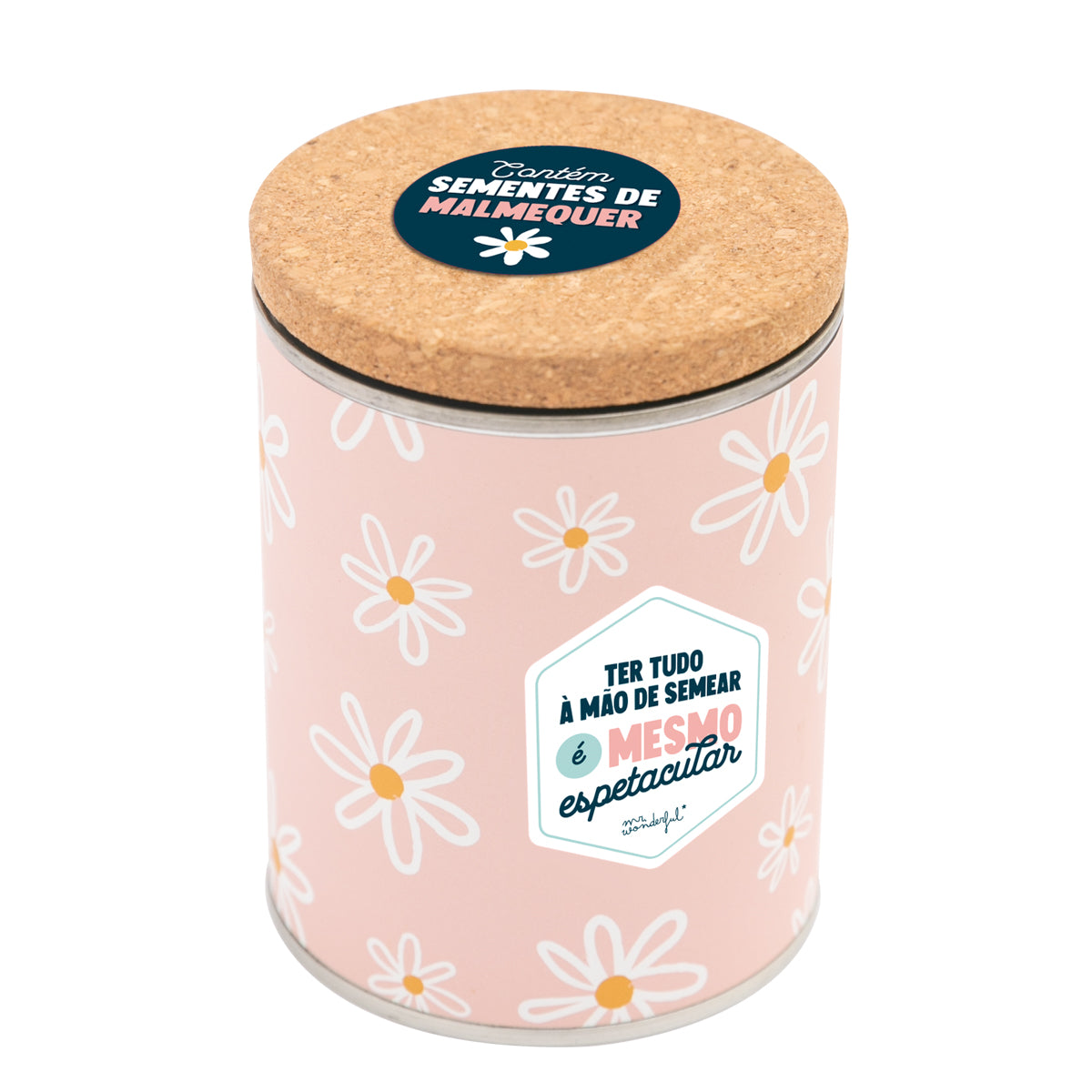 Lata com sementes - Ter tudo à mão de semear é mesmo espetacular