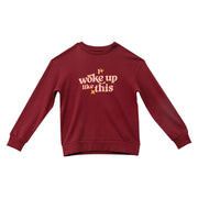 Hoodie S-M size - I woke up like this