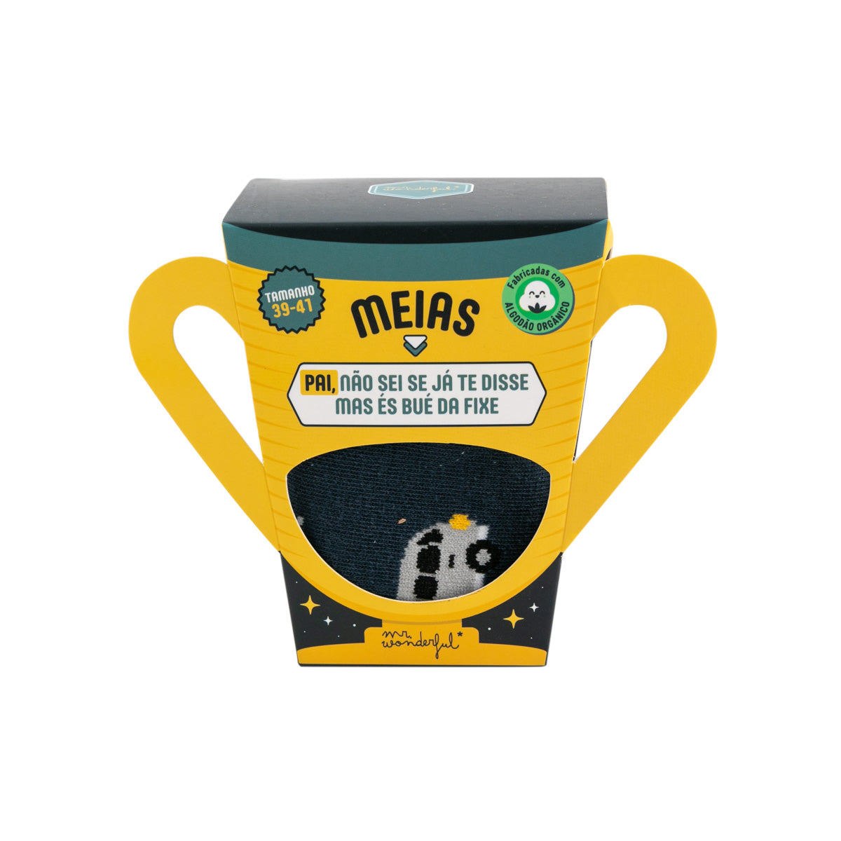Meias T 39-41 para o campeão dos pais