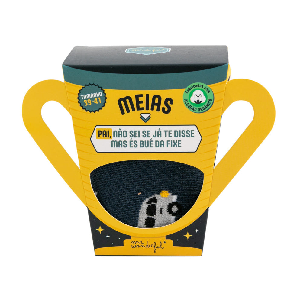 Meias Tamanho 39-41 para o campeão dos pais