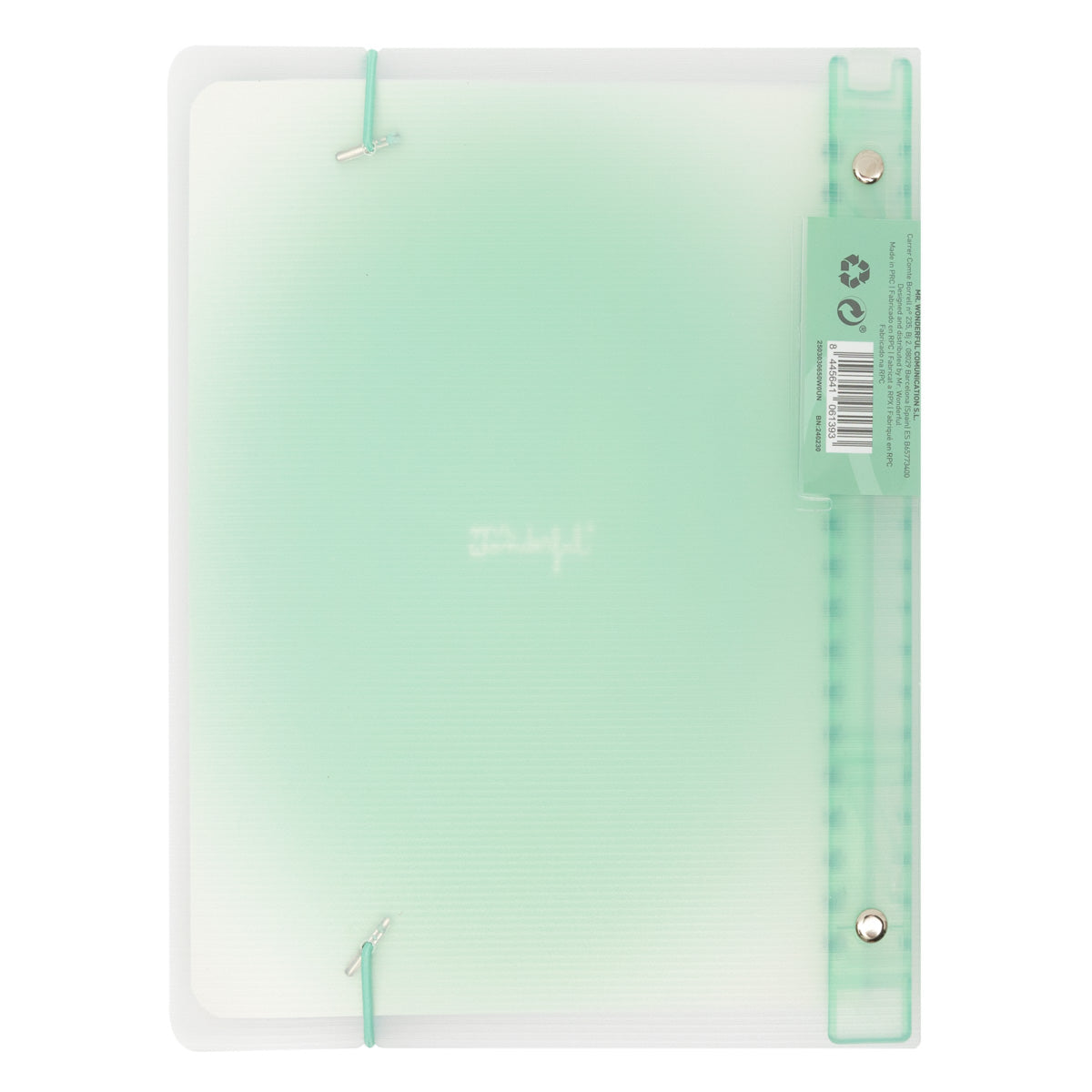 Carnet A5 transparent - La vie est belle, joyeuse, colorée, merveilleuse 