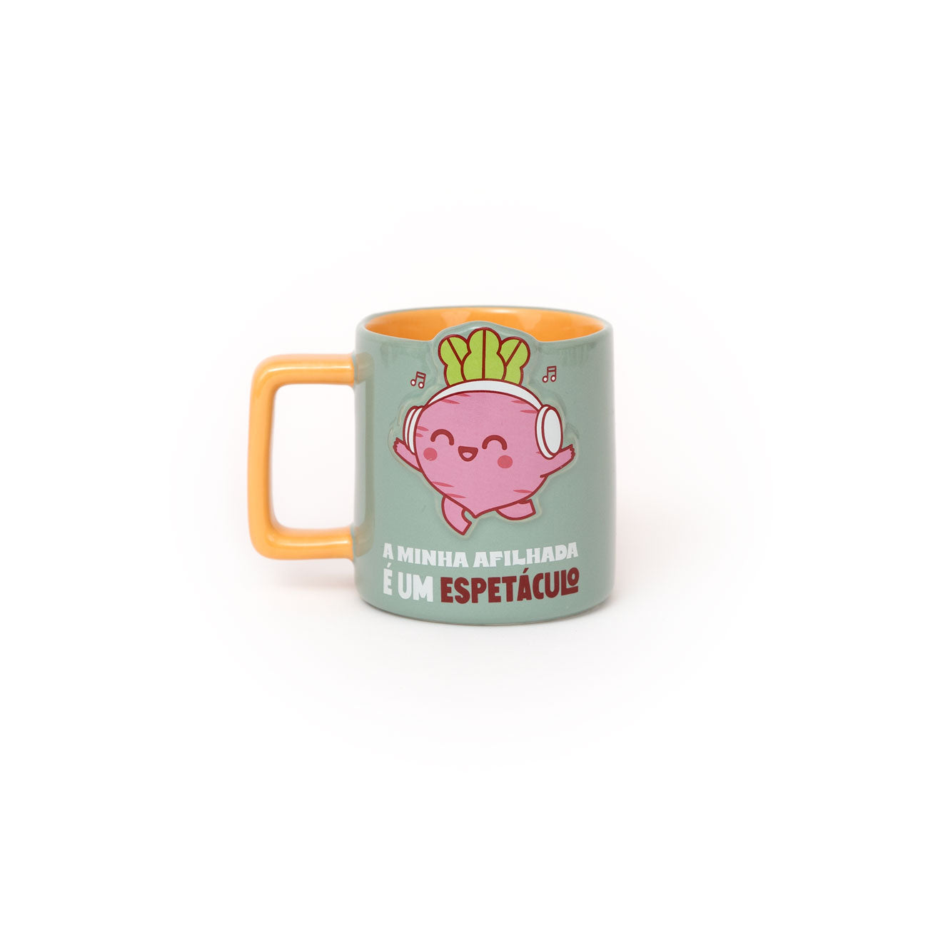 Caneca 3D beterraba - A minha afilhada é um espetáculo
