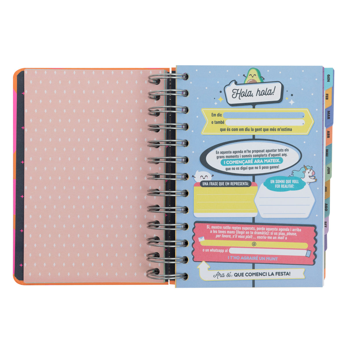 Agenda Wonder petita 2025 Diària - Que comenci el show!.