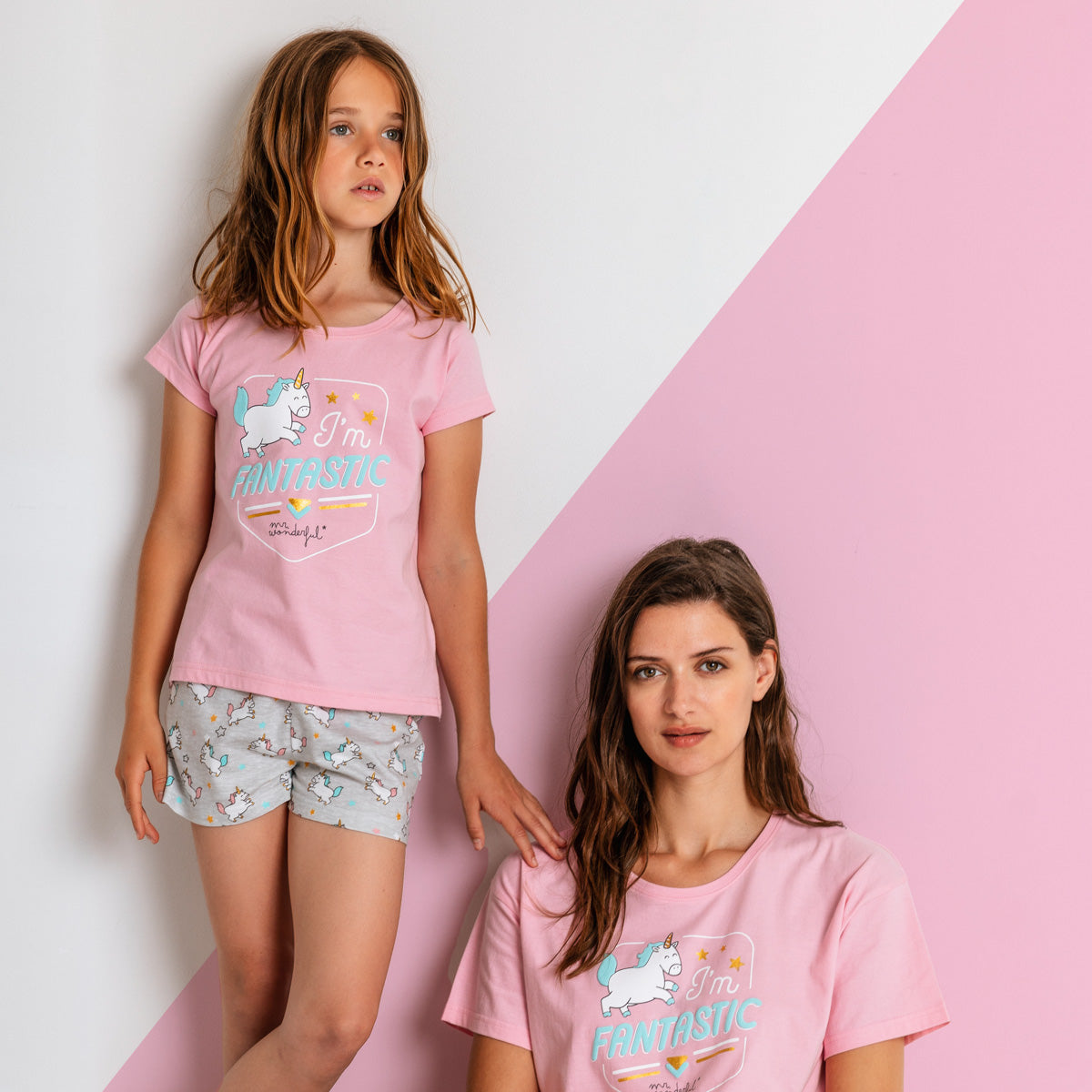 Pijama niña manga corta T 8 - I'm fantastic