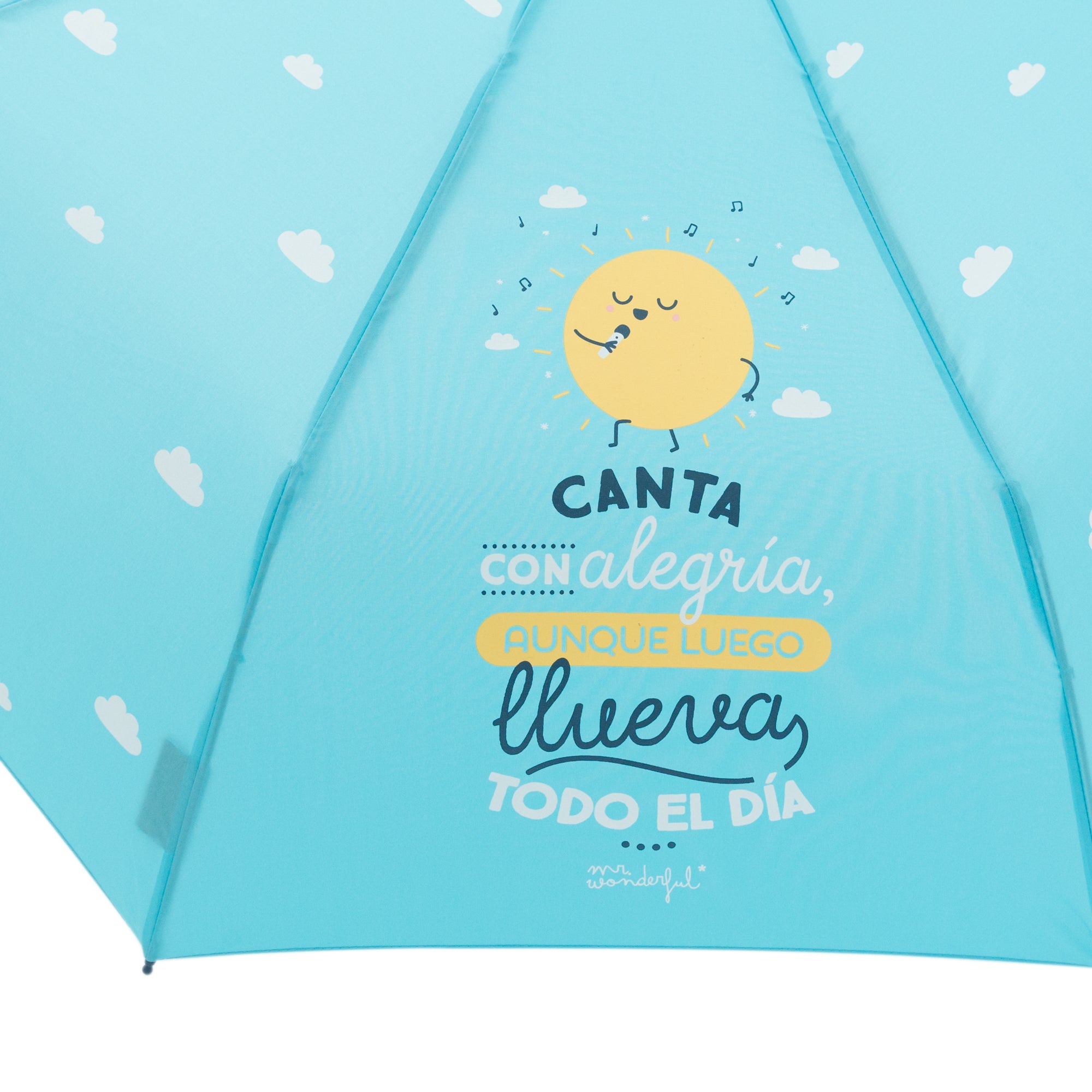 Guarda-chuva Médio - Cante com alegria, mesmo que...
