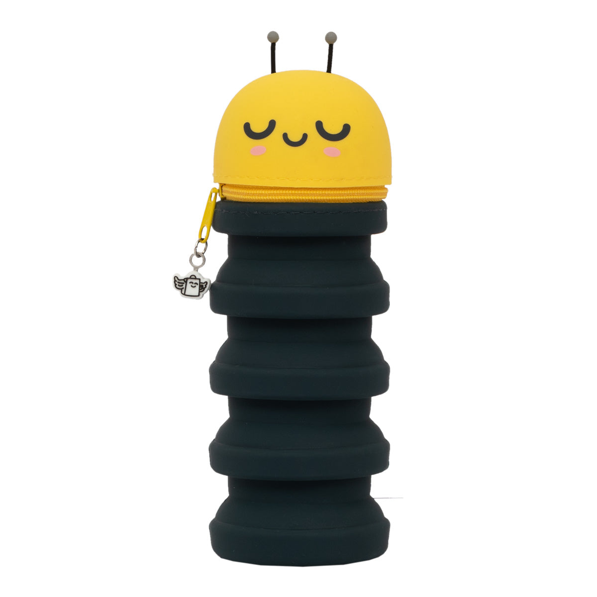Extendable silicone pencil case - Bee.