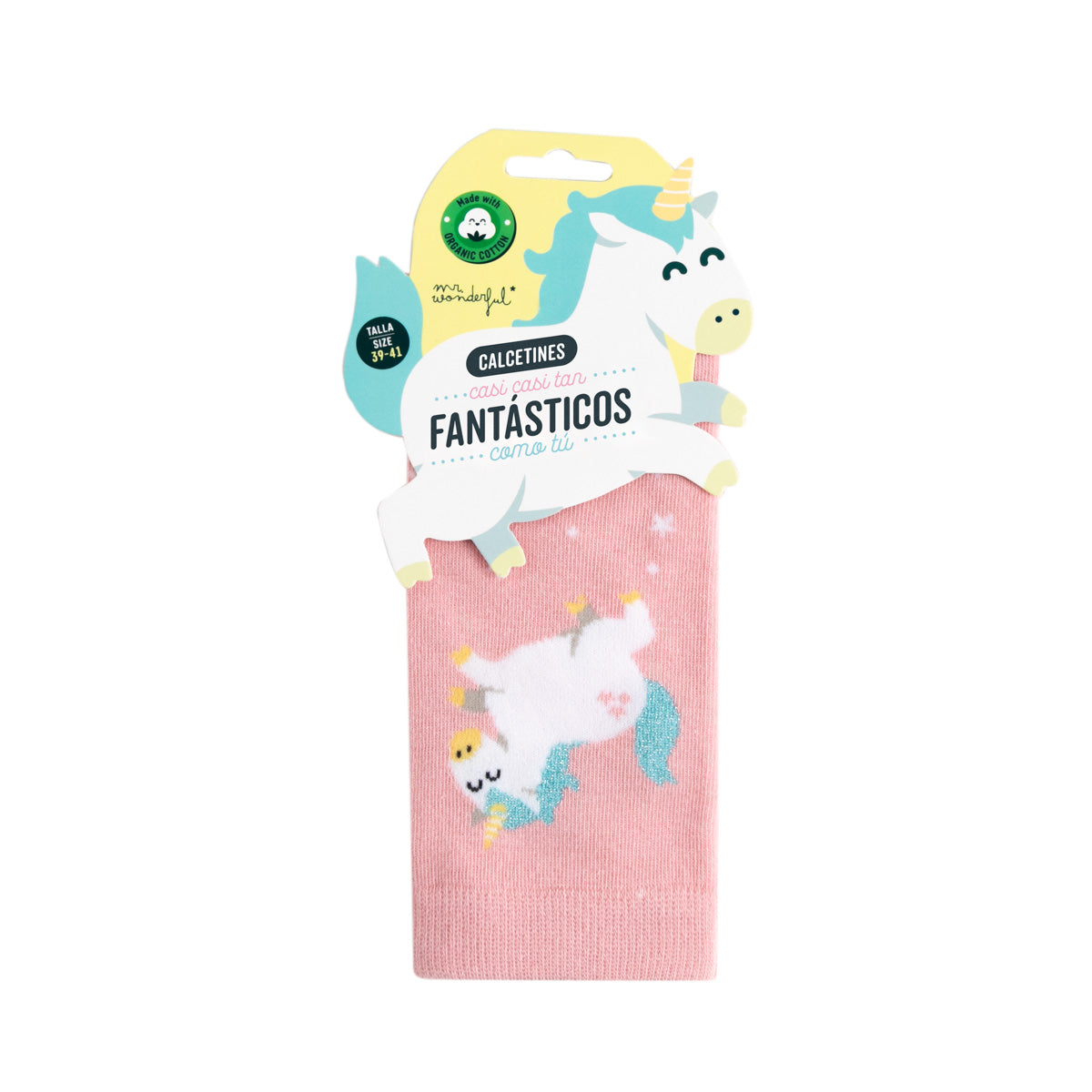 Calcetines T 39-41- Unicornio