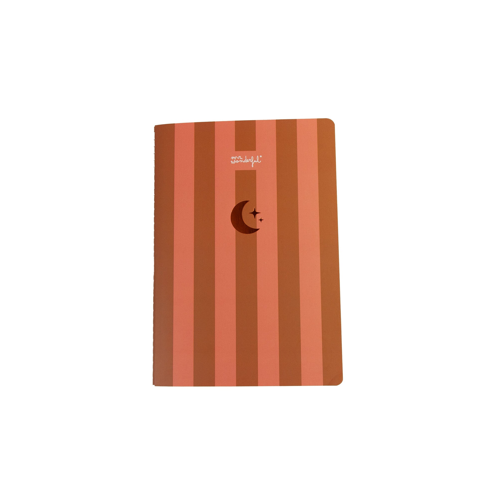 Libreta A5 - Pink and brown stripes