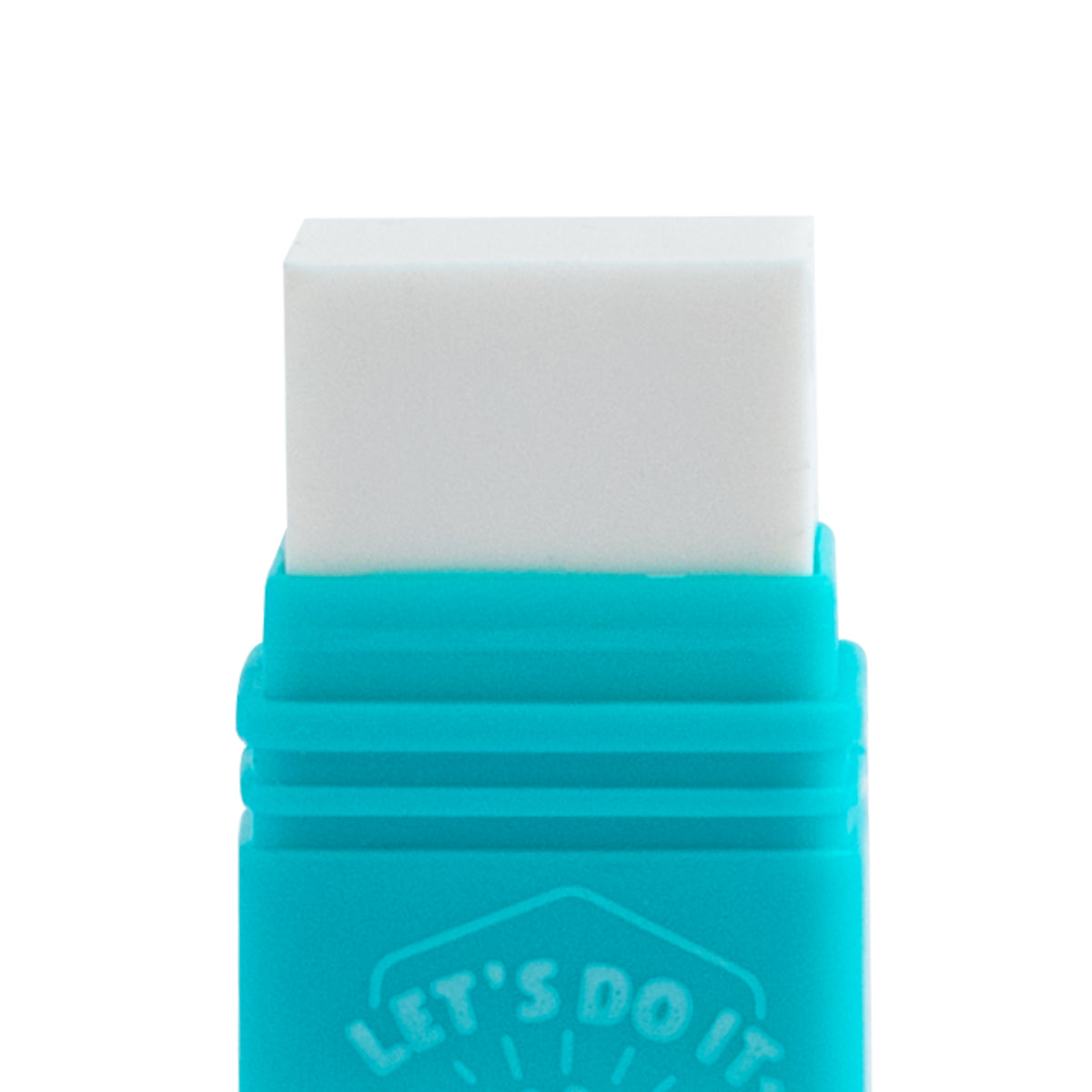 Gomme avec taille-crayon jaune - Faisons-le mieux ! 