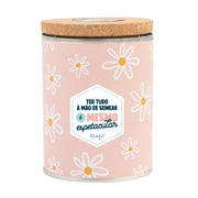 Lata com sementes e com mensagem - Ter tudo à mão de semear é mesmo espetacular