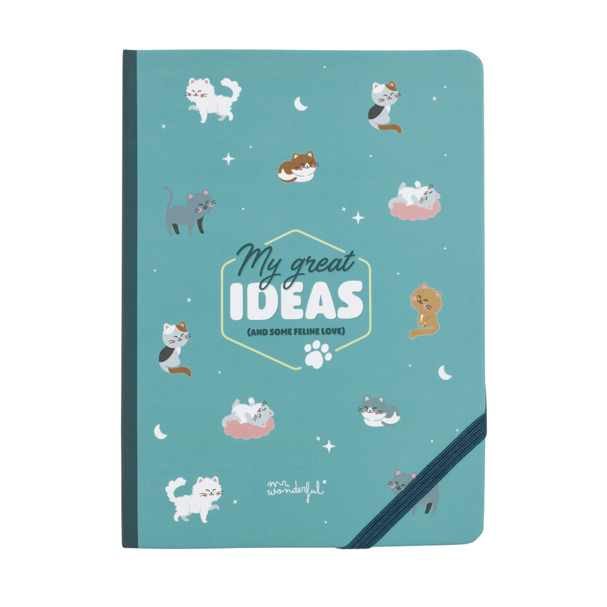 Libreta gatos Mr. Wonderful - My great ideas (and some feline love)