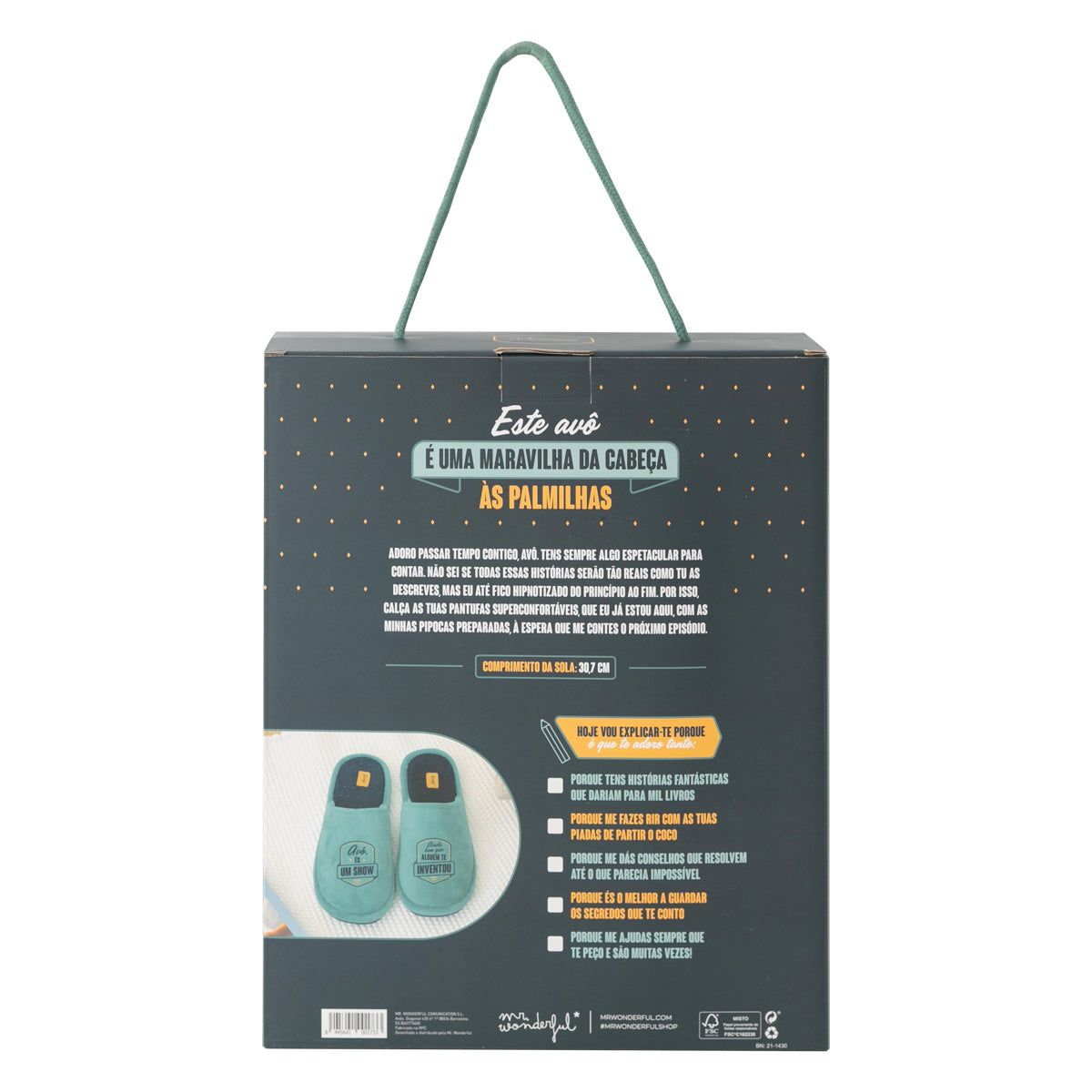 Chinelo T 44-46 - Avô, é um espetáculo! Ainda bem que alguém te inventou