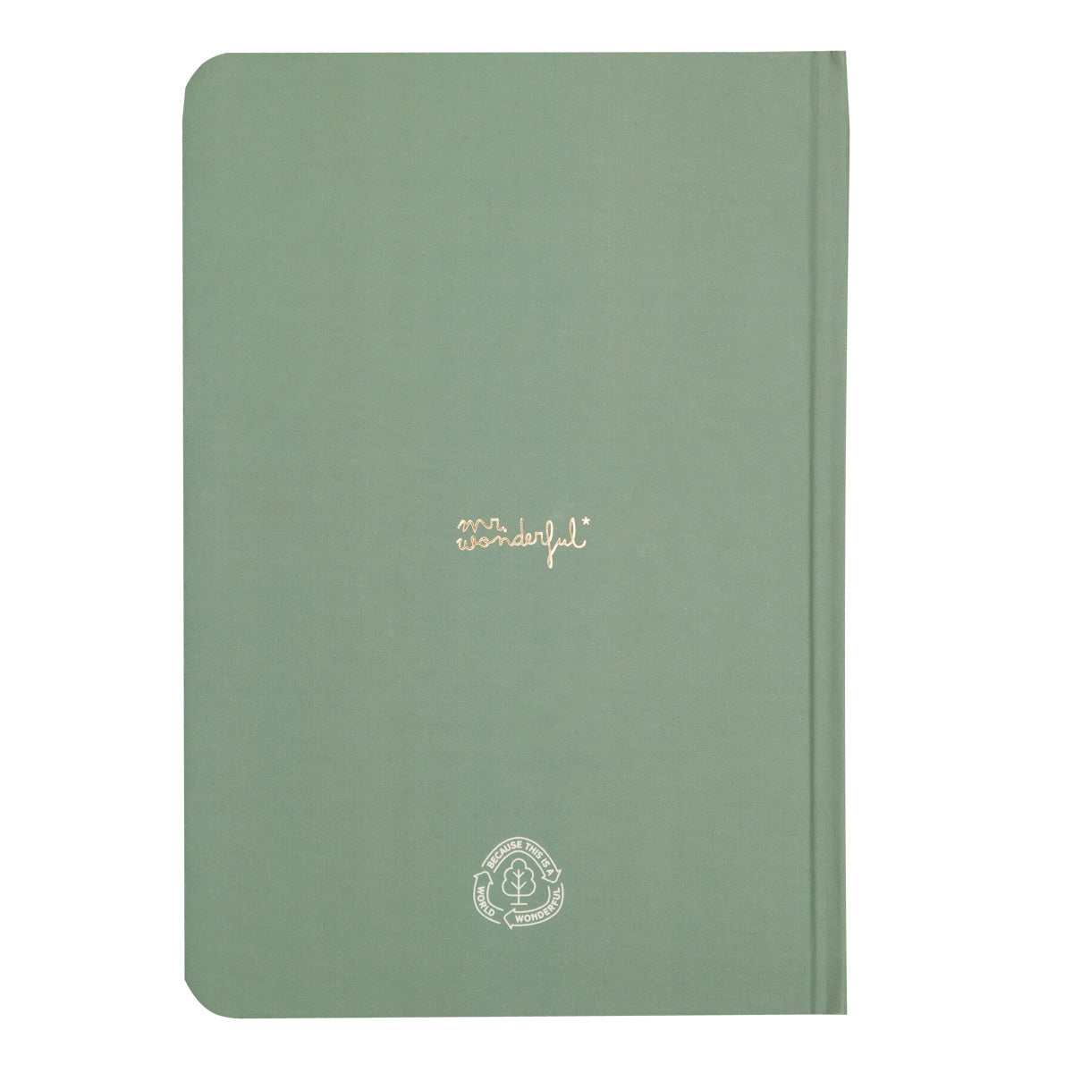 A5 notebook with mobile strap green + flowers elastic band - Ringtones & notes.
