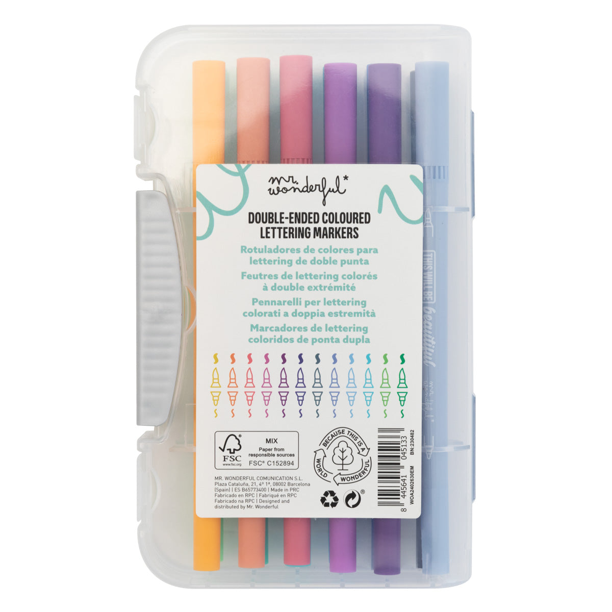 Set of lettering markers - This looks great!.