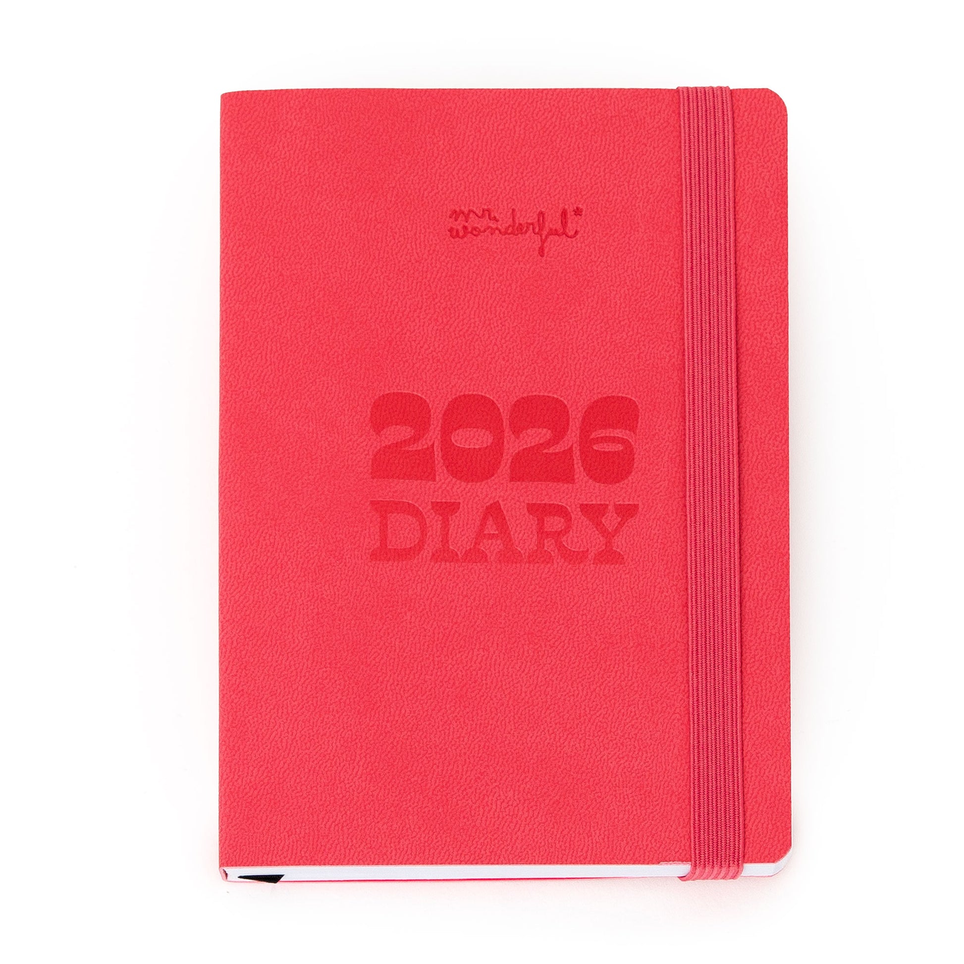 Agenda Pocket 2026 Semanal pequeña – Rosa | Mr.Wonderful