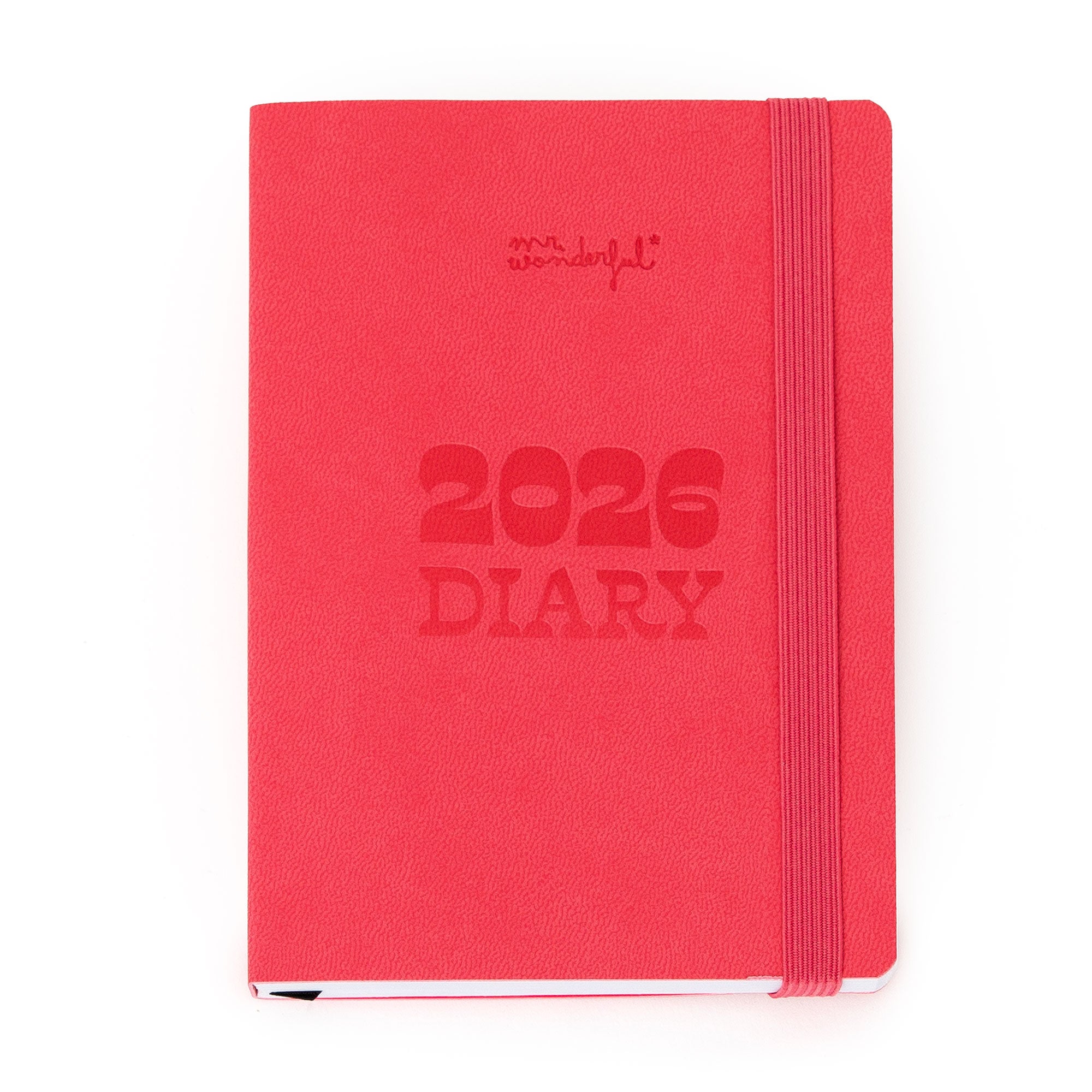 Agenda Pocket 2026 Semanal pequeña – Rosa | Mr.Wonderful