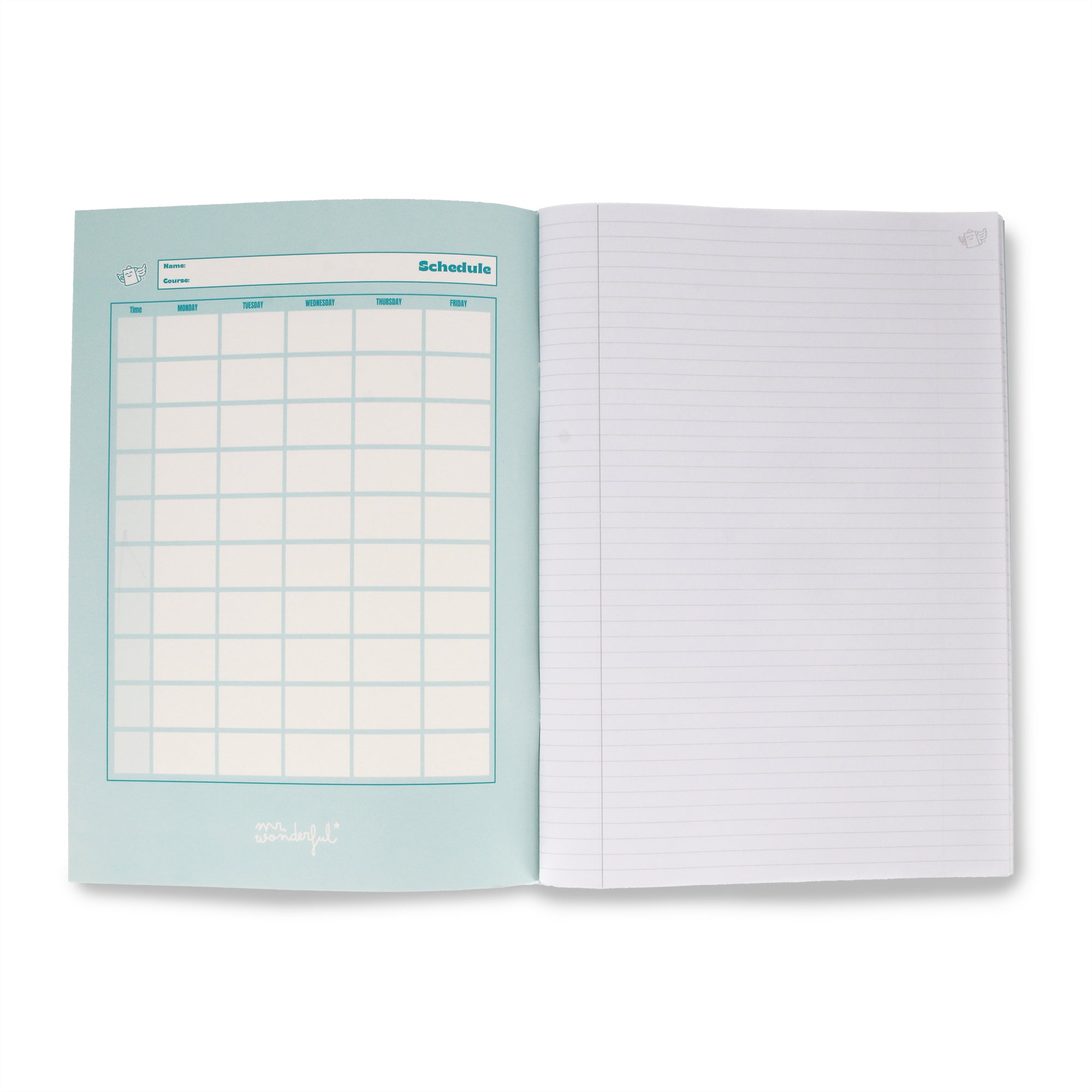 Pink A4 notebook 48 sheets - Lined paper