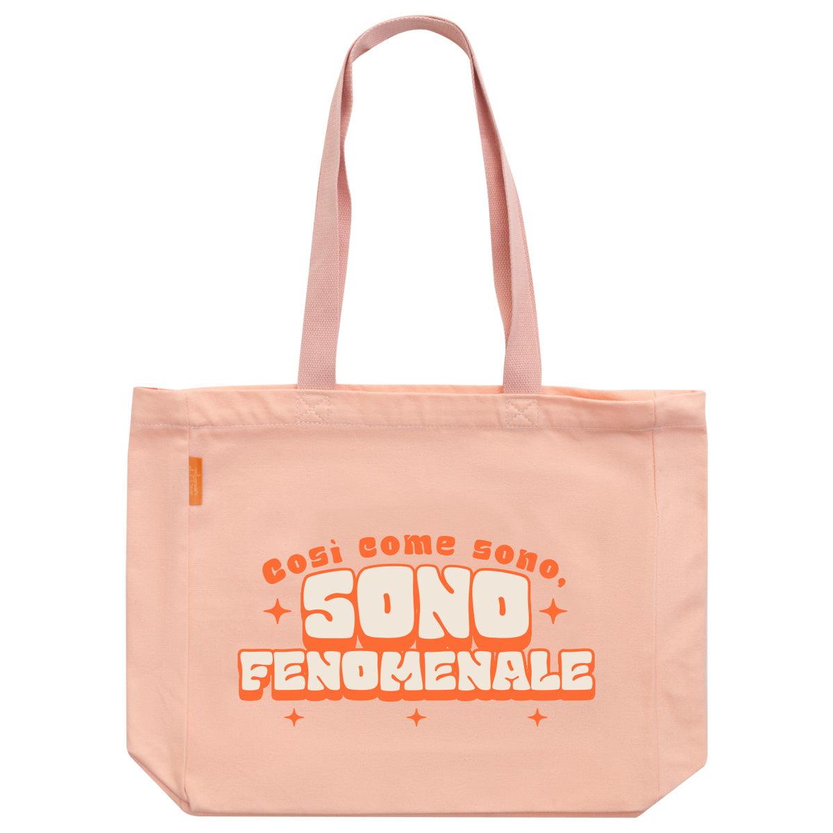 Sac fourre-tout en tissu arancione - Così come sono, sono fenomenale 