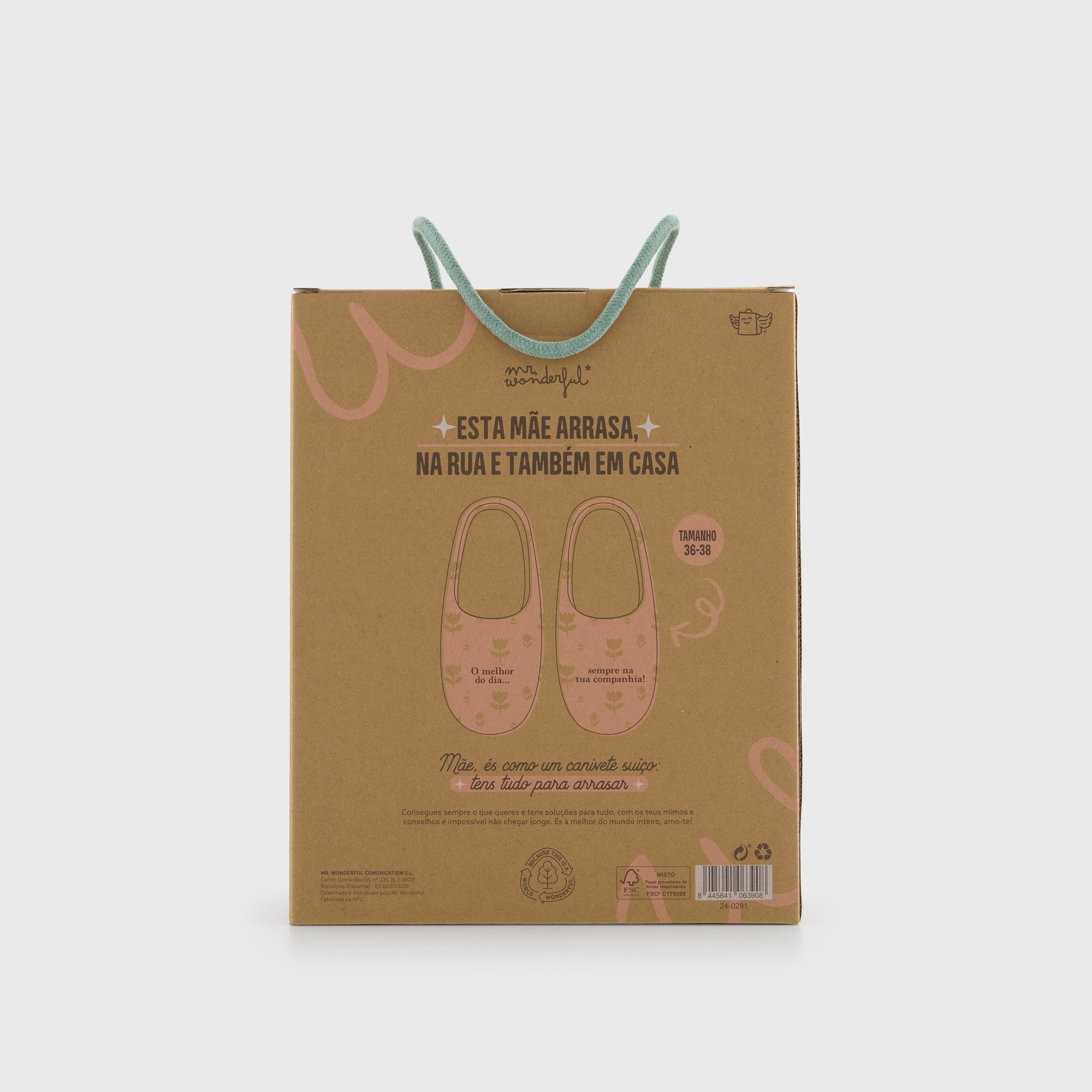 Pantufas T 36-38 - O melhor do dia... sempre na tua companhia!