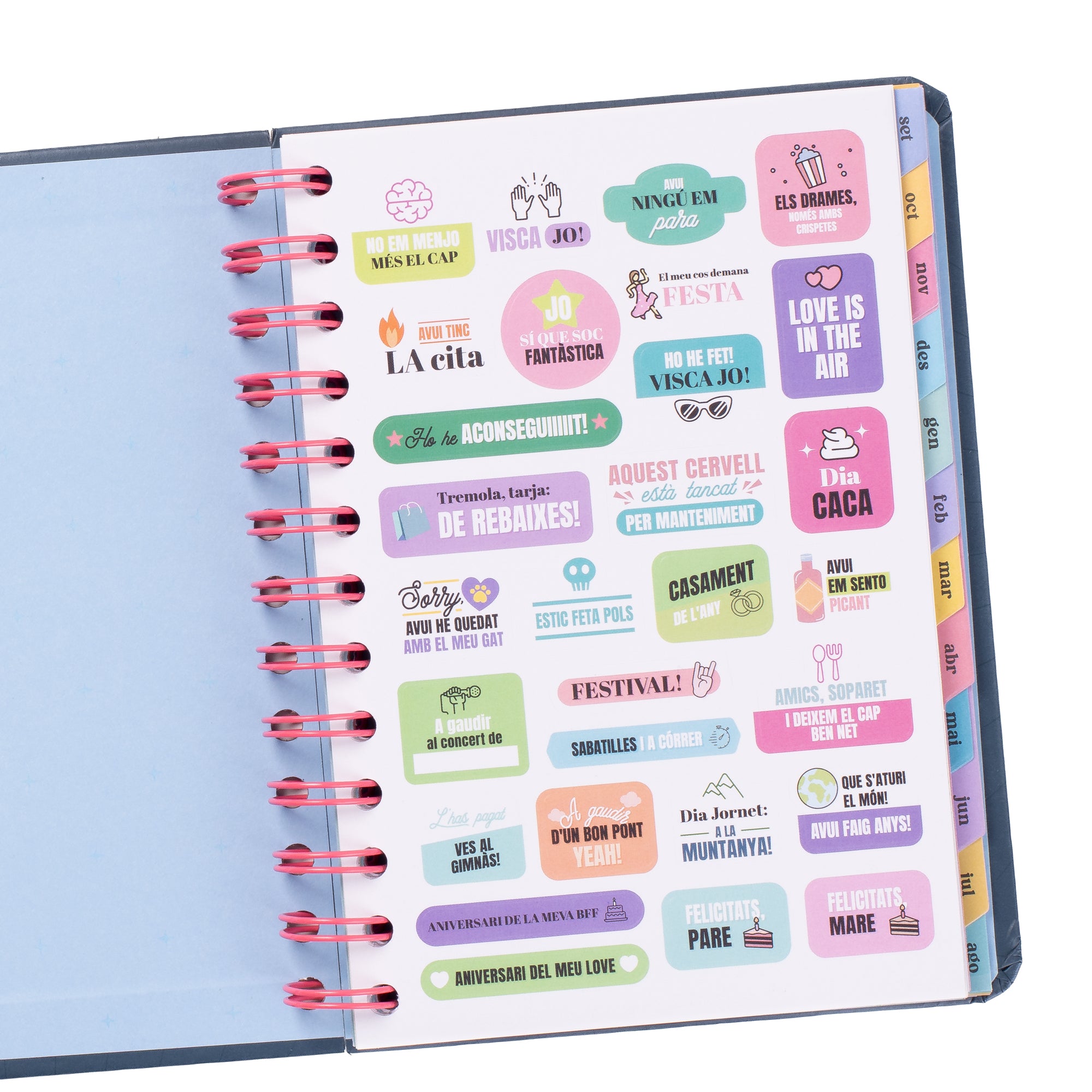 Agenda Wonder petita 2025-26 Setmanal - Grans plans, il·lusions i bones vibracions