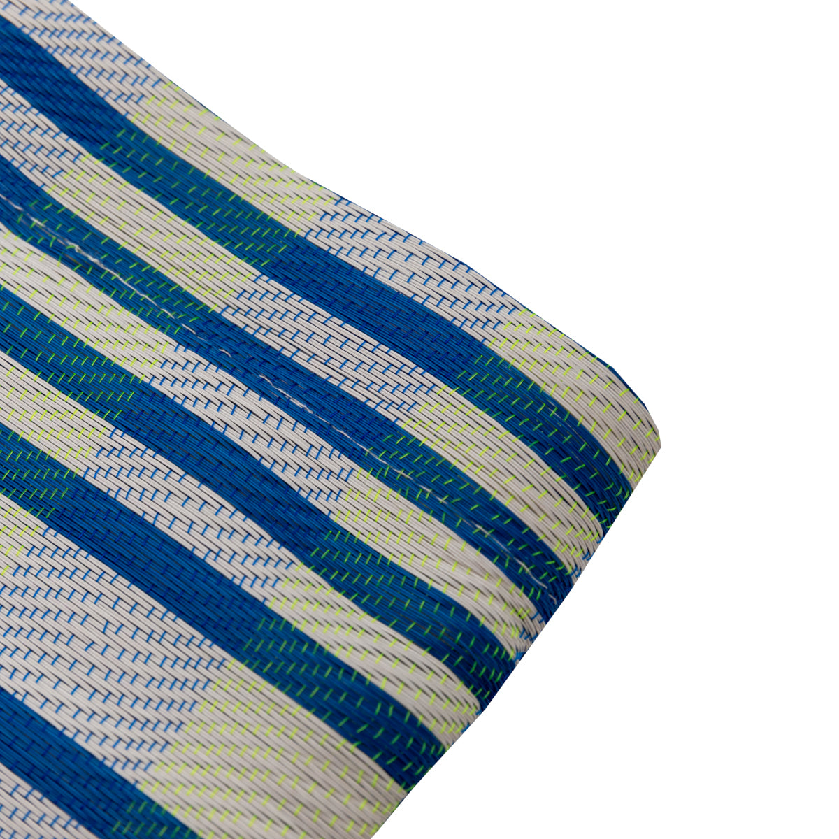 Stripe pattern bag - Blue and white