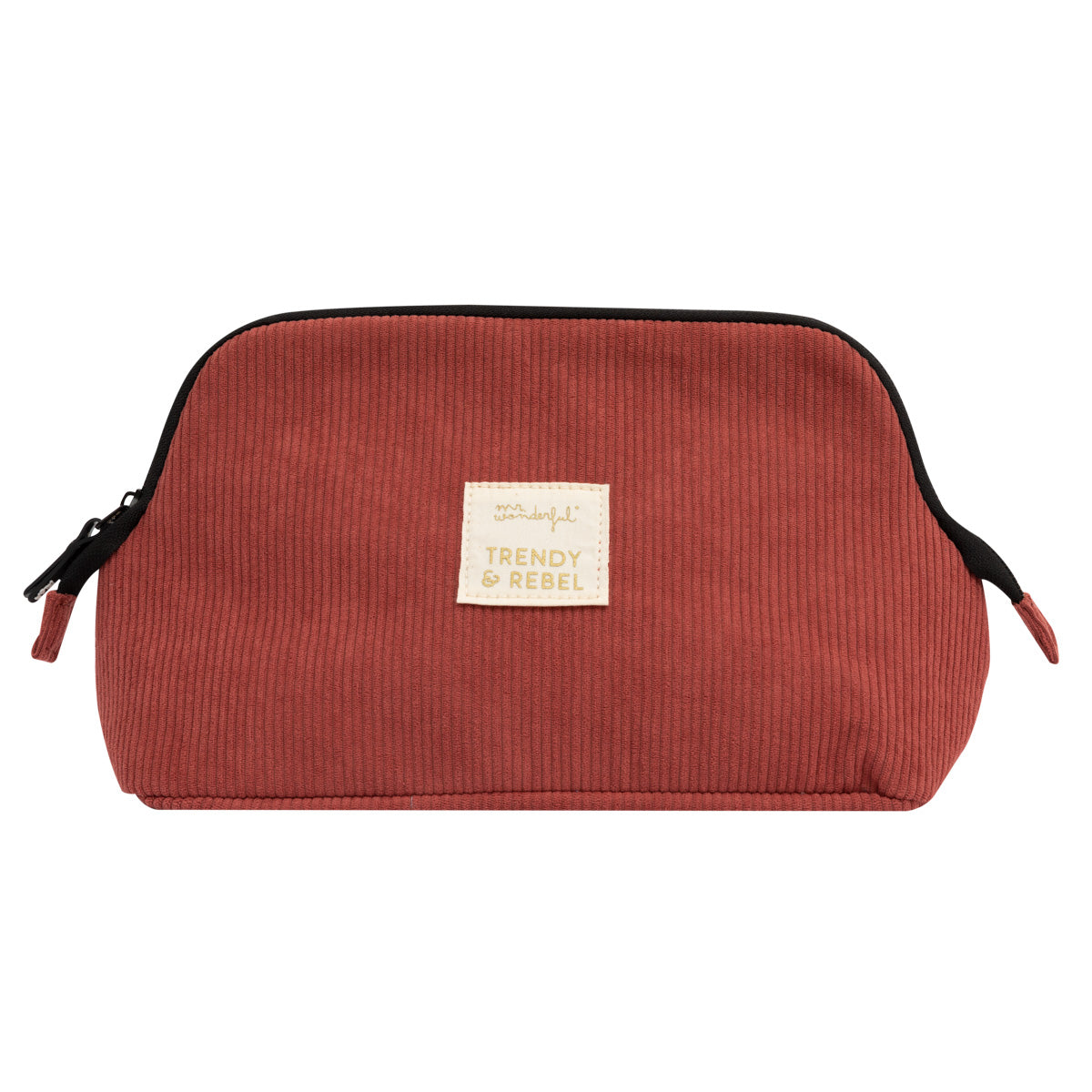 Toiletries bag corduroy pink - Trendy & rebel.