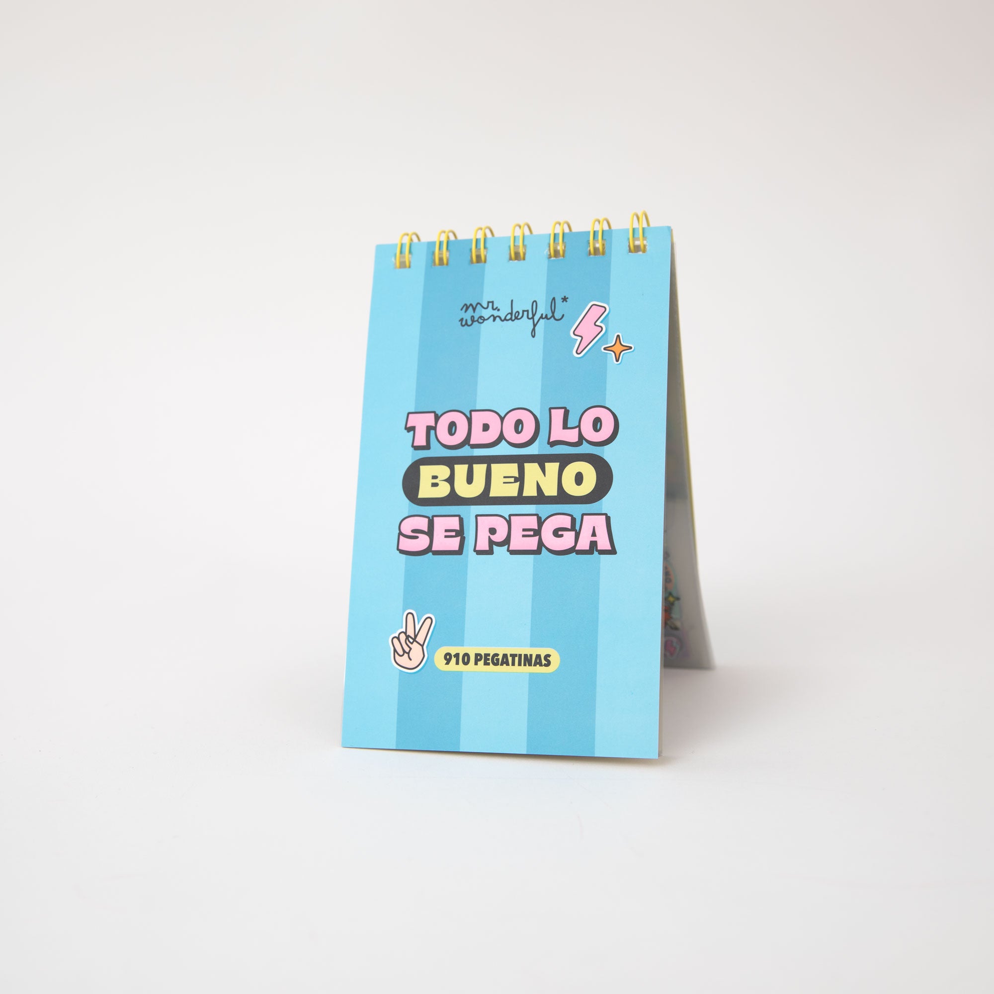 Bloc de pegatinas transparentes - Todo lo bueno se pega