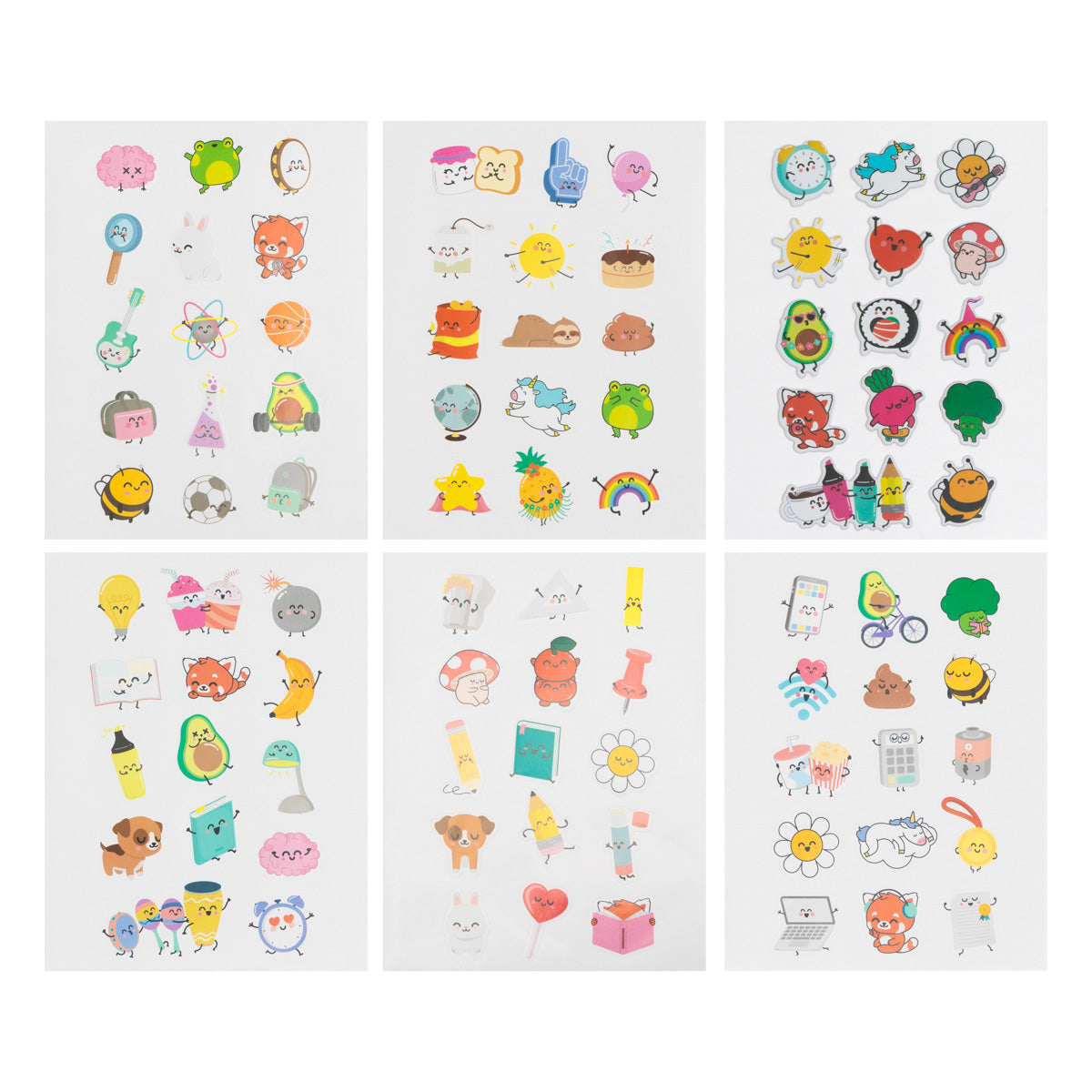 Caderno com notas adesivas e autocolantes - Farás tudo num instante com estes autocolantes