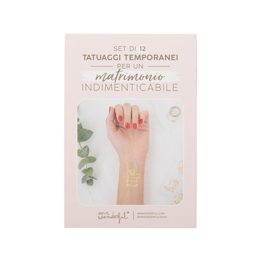 Tatuaggi temporanei per un matrimonio indimenticab