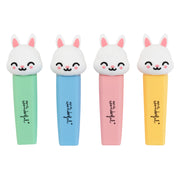 Set de 4 subrayadores con forma de conejito Mr. Wonderful - It’s a good day to have fun