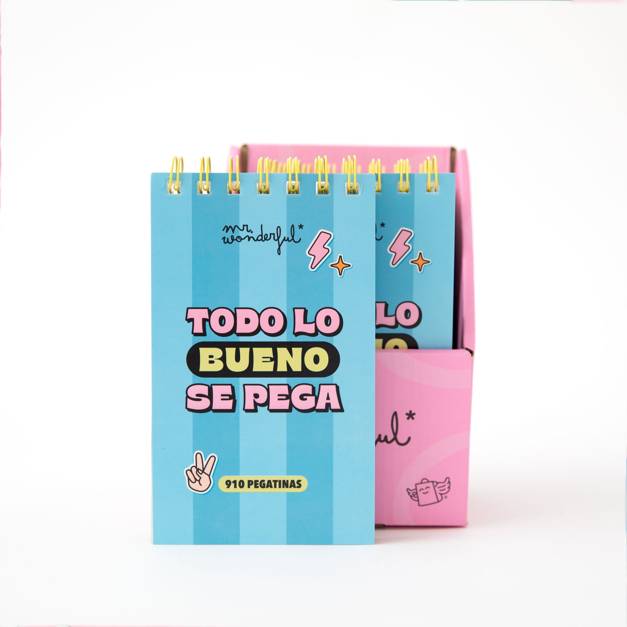 Bloc de pegatinas transparentes - Todo lo bueno se pega