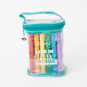 Kit de 24 lápices de cera de colores Mr. Wonderful – Colorea tu mundo con alegría