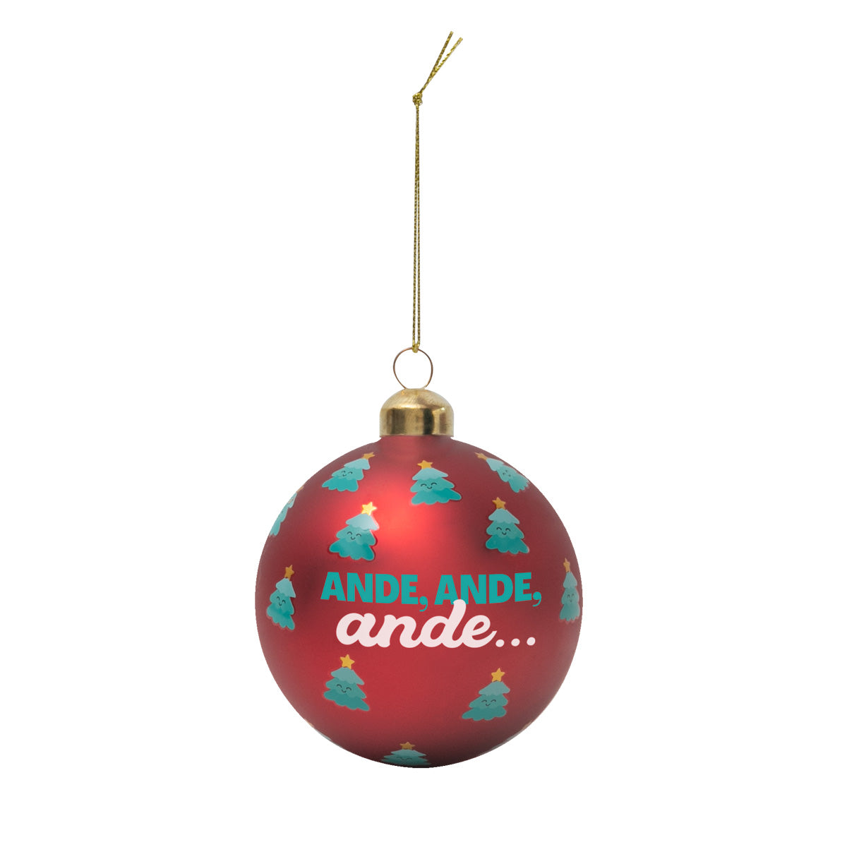Set de 3 bolas para árbol de Navidad - La Navidad más feliz