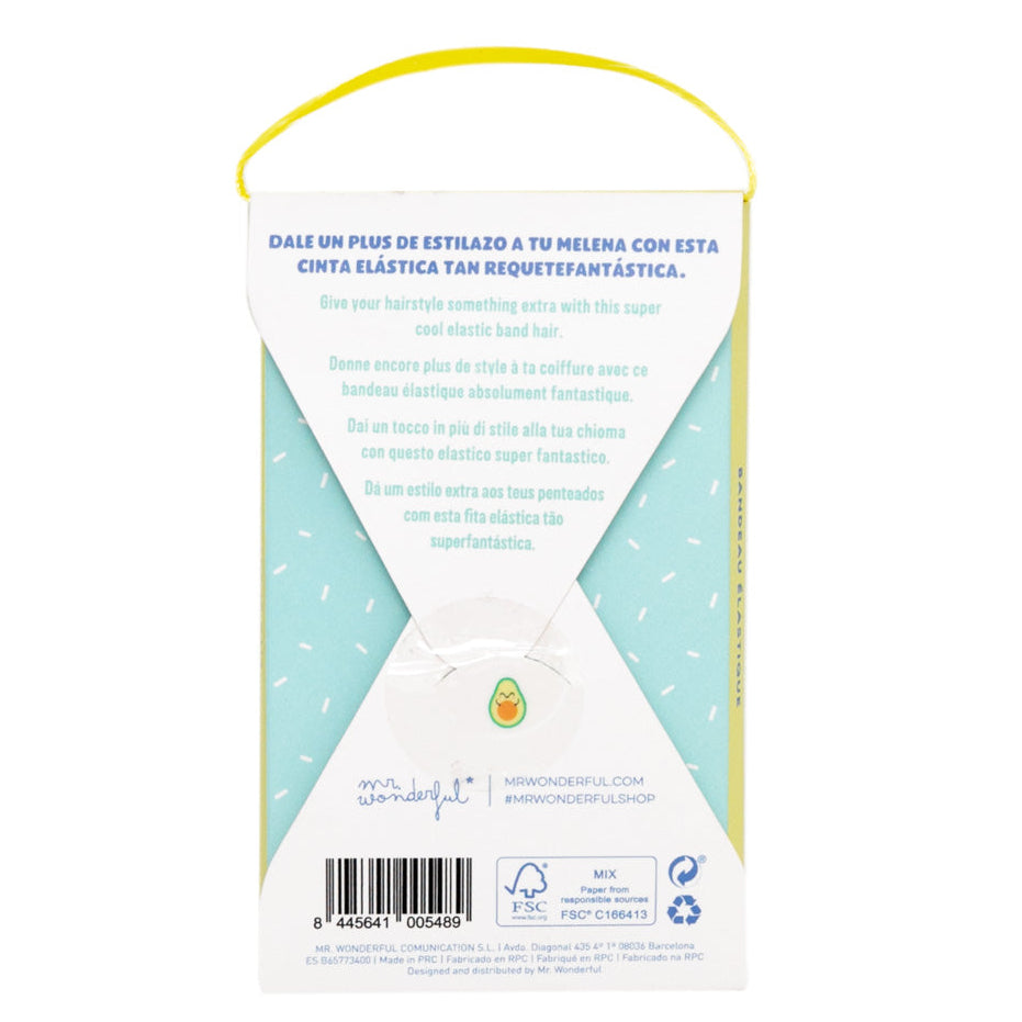 Cinta elástica para melenas fantásticas - Aguacate