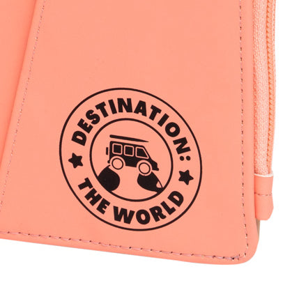 Passport holder orange - Destination: the world.