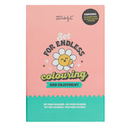 Livre de coloriage + marqueurs de couleur + autocollants - Coloriez et amusez-vous. 