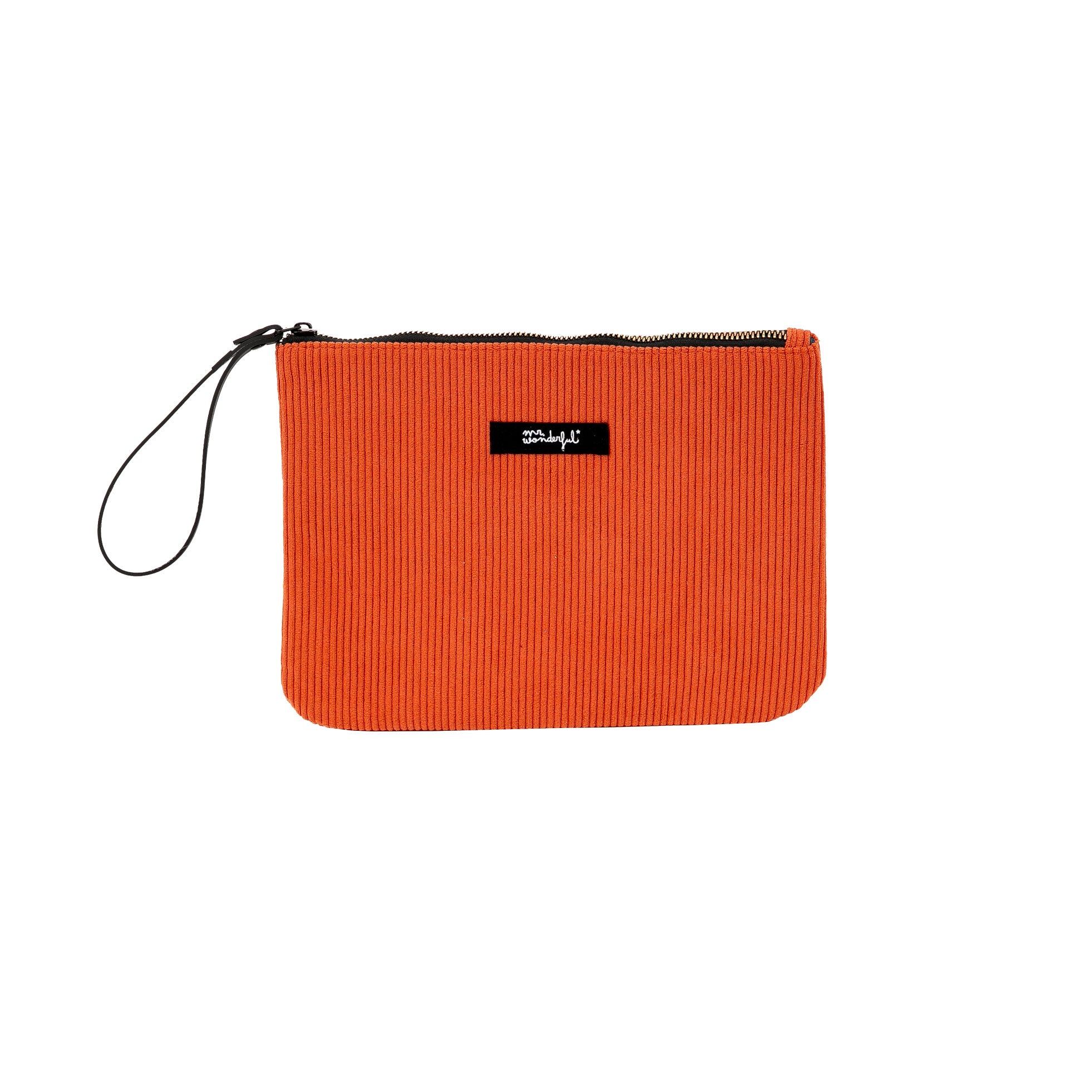 Wristlet - Terracotta corduroy