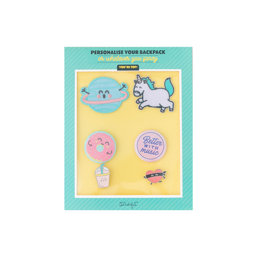 Extras for personalising your backpack or whate...