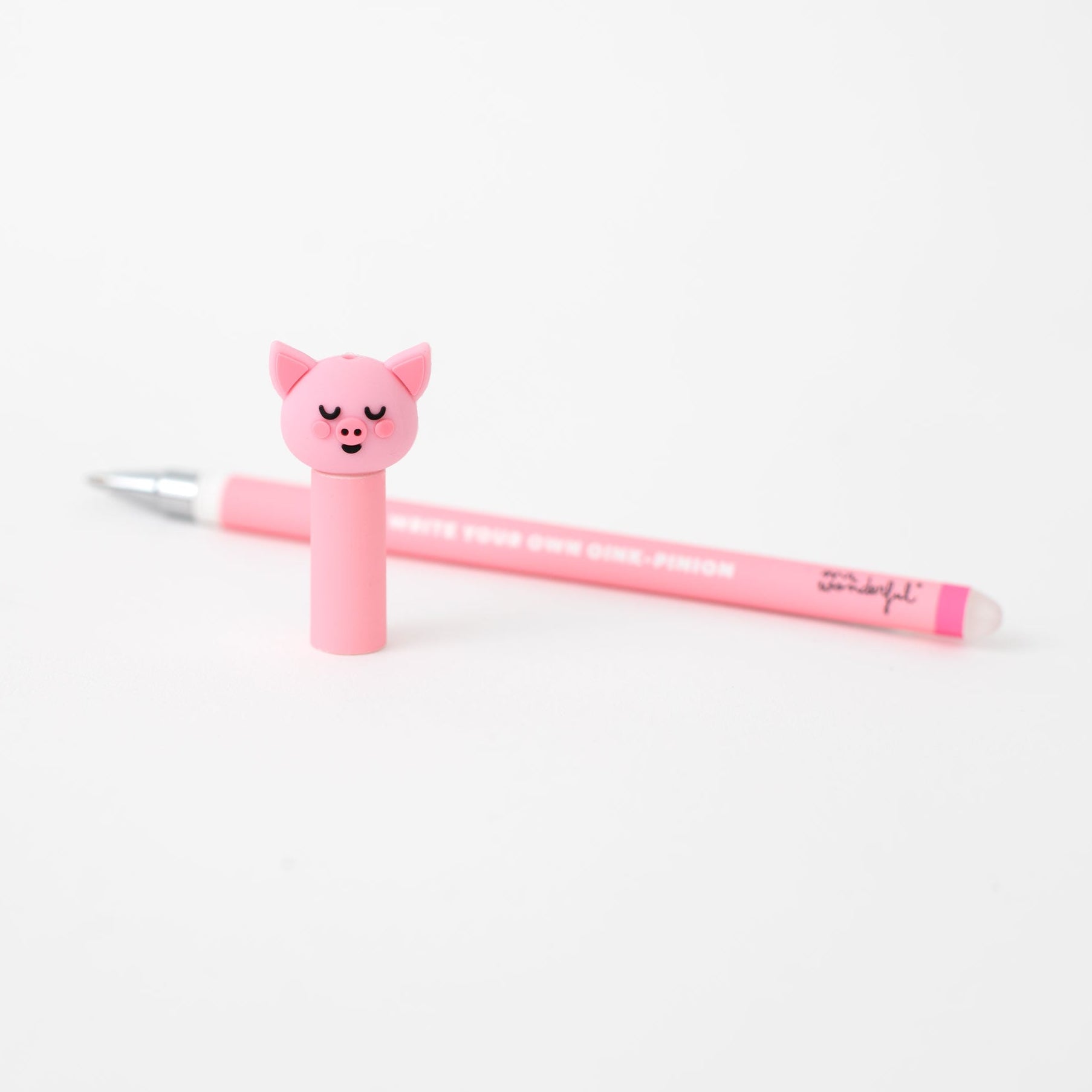 Bolígrafo borrable Bo-Bo Mr. Wonderful cerdito - Write your own oink-pinion
